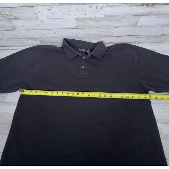 Ping Collection Men's XL Dry Fiber Dynamics Solid Dark Blue Golf Polo Shirt - Picture 3 of 5